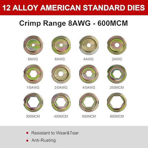 Battery Crimper — Dies Set