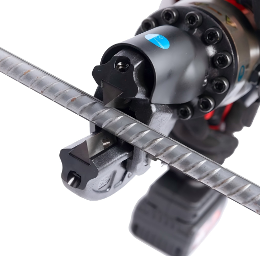 Rebar Cutter — Head Close-up