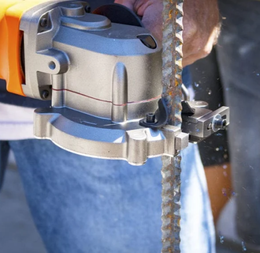 Rebar Flush Cutter — Close-up