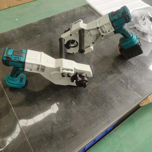 Threading Machine — In Use