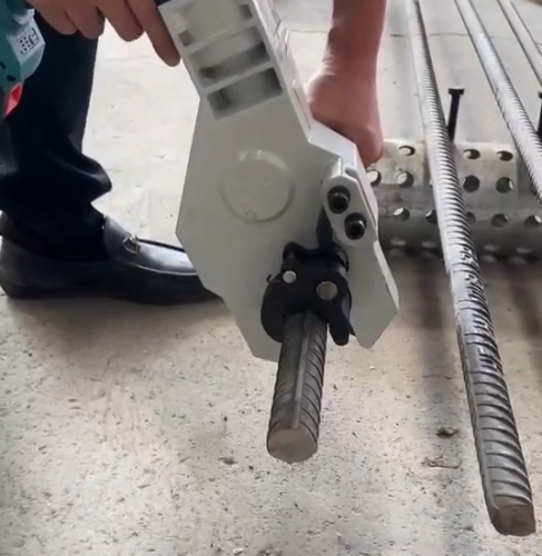 Threading Machine — Side View